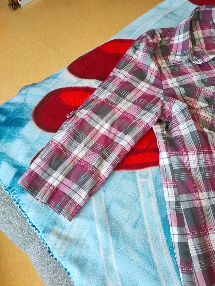 Jolie chemise cintrée femme manches 3/4 taille 44 - photo numéro 2