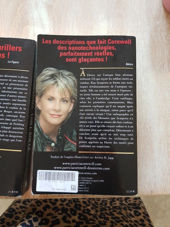 lot de 2 romans Patricia Cornwell - photo numéro 4