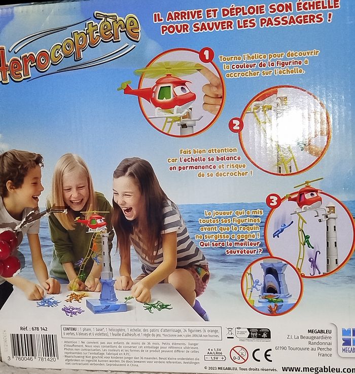 🎁 Mégableu Jeu de société électronique Hérocoptere Neuf - photo numéro 5