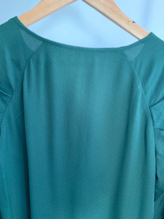 robe chic Massimo Dutti vert taille 42 - photo numéro 3