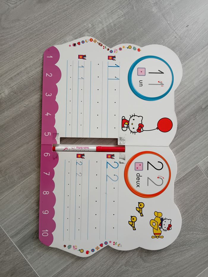 Mon livre effaçable j'écris les chiffres - photo numéro 2