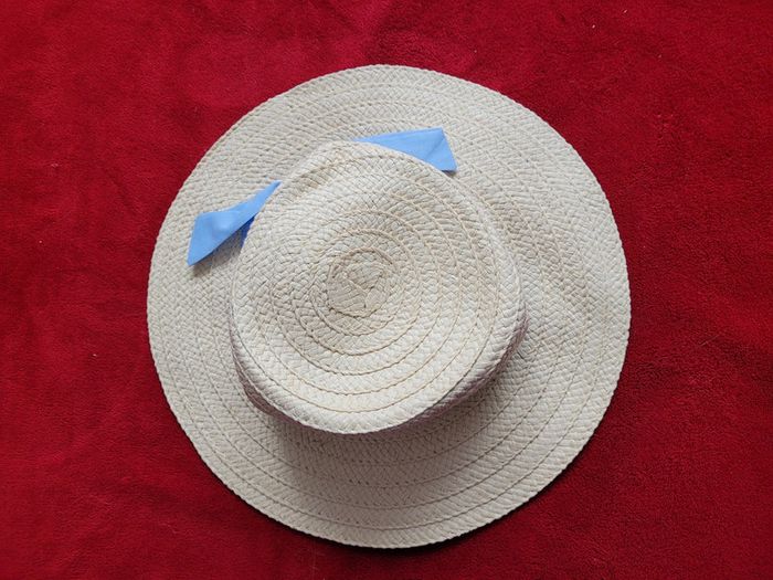 Chapeau de paille - 6 mois - photo numéro 4