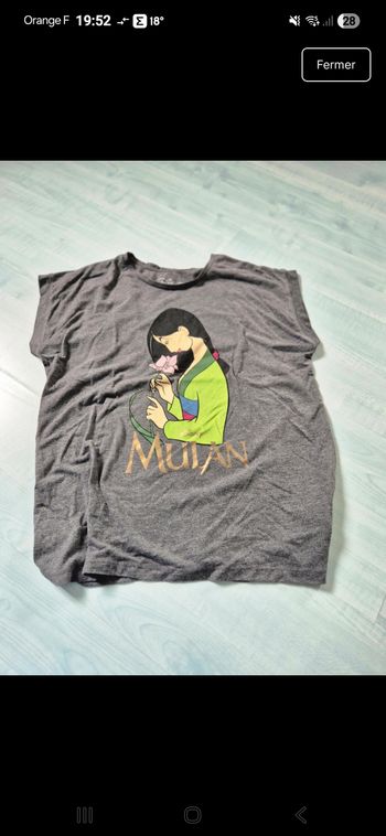 Tee-shirt mulan