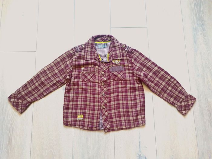 Chemise couleur vin. Garçon 6 ans. Marque Orchestra