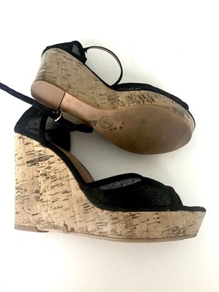Sandales compensées à talons P 37 - photo numéro 2