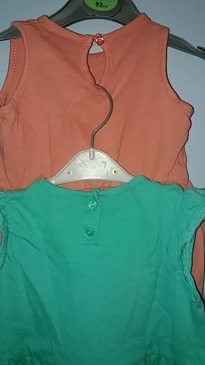 Lot de 2 robes d'été 12 mois - photo numéro 5