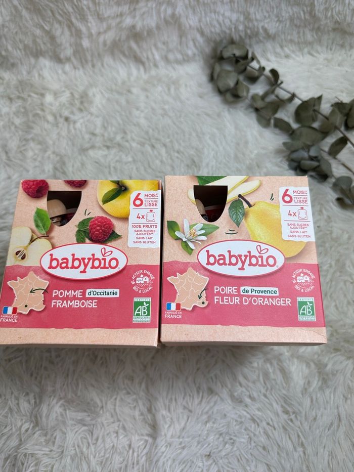 Lot de 6 boîtes de compotes Babybio - photo numéro 4