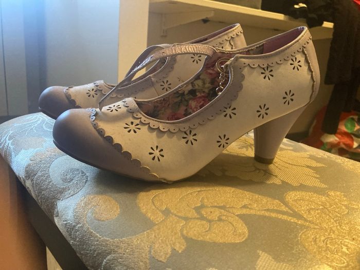Chaussures pin-up mauve - photo numéro 2