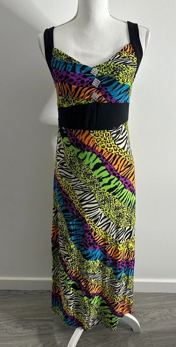 Robe psychédélique multicolore T40