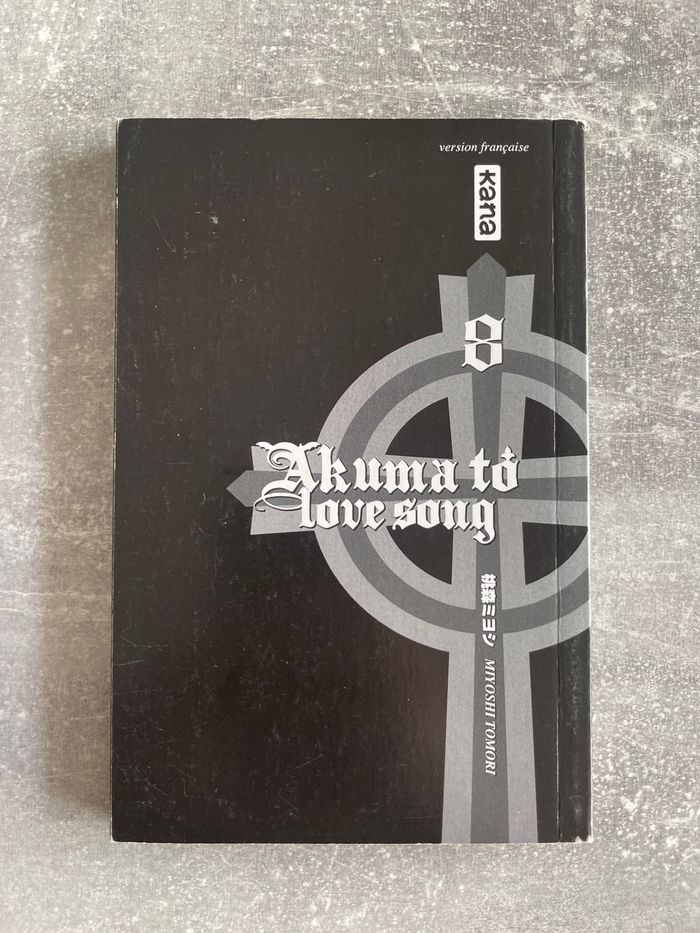 Manga Akuma to love song, tome 8 sans jaquette en français.