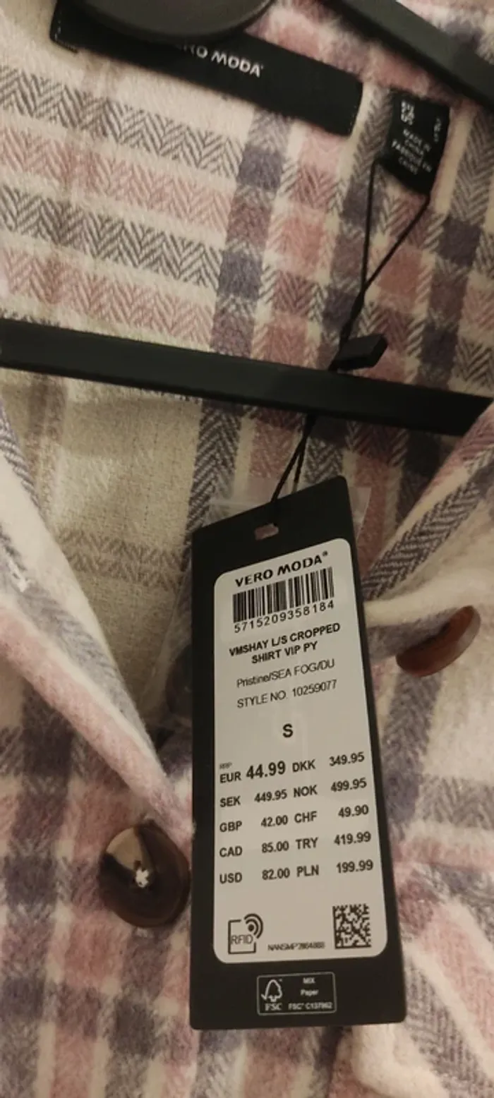 Vero Moda surchemise Cropped taille S - photo numéro 6