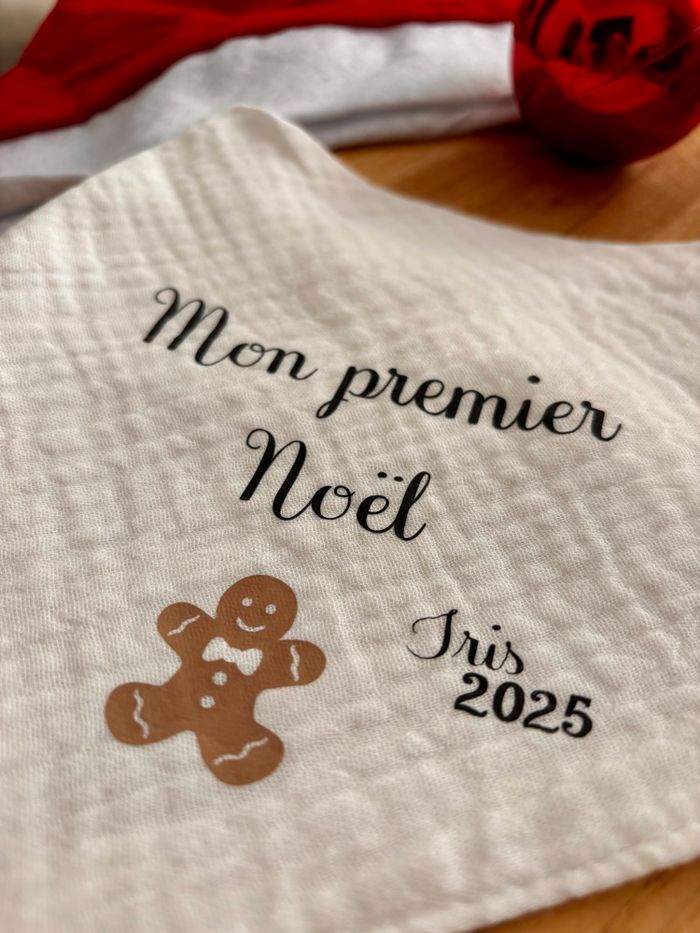 Bavoir mon premier Noël - photo numéro 2