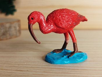 Safari Oiseau Ibis rouge Figurine animal d'Asie