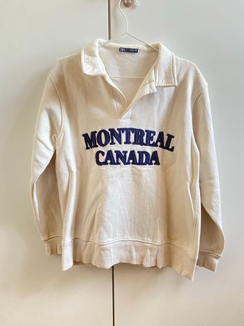 Pull crème Zara