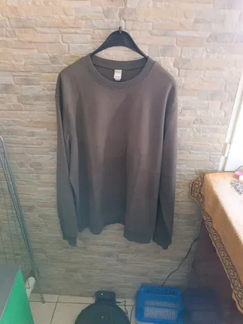 Sweat kaki grisé Solognac Decathlon 2XL