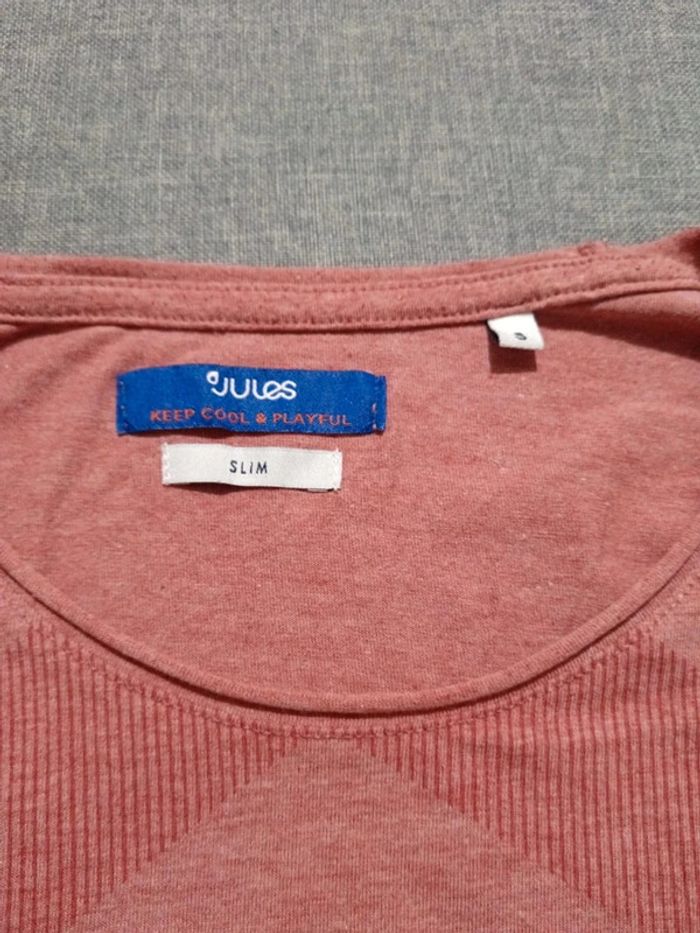 C62 t-shirt rose Jules S - photo numéro 3