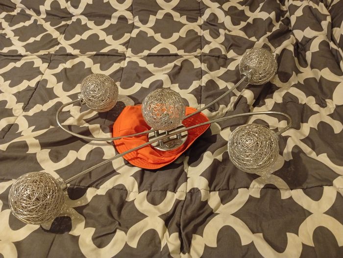 lustre avec 5 boules et - photo numéro 3