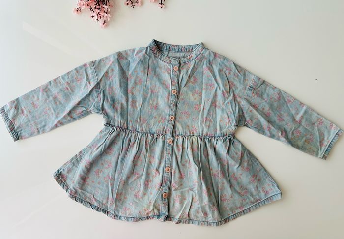 Blouse/chemisier jean Vertbaudet fille 3 ans