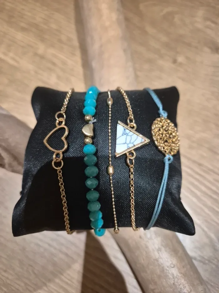 Lot de 5 bracelets #fantaisie Neufs - photo numéro 2