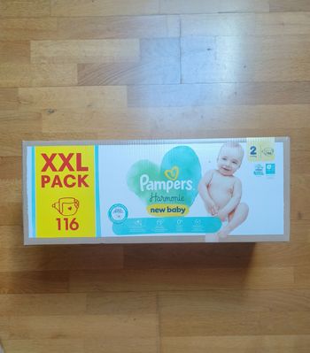 1 xxl pack Pampers harmonie taille 2