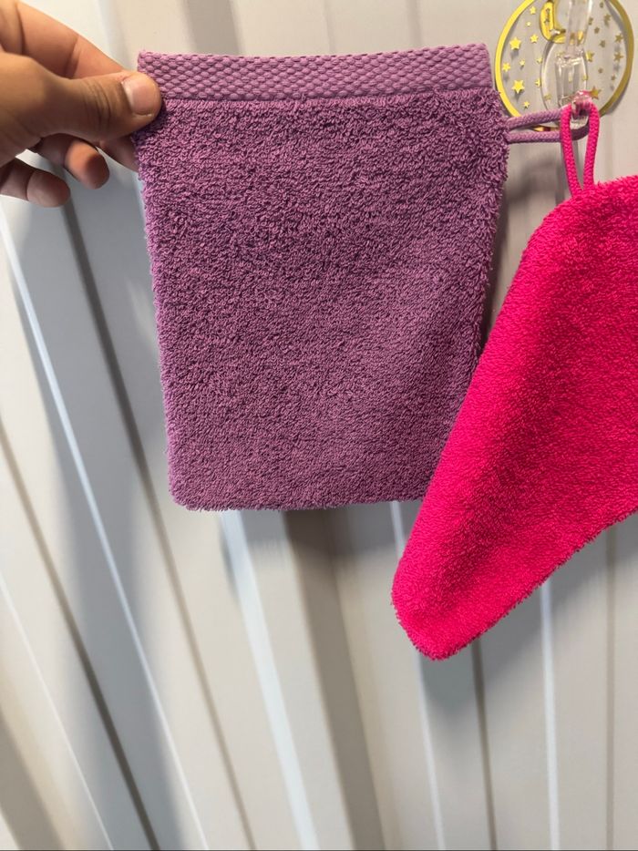 Lot de 3 Gants de Toilette 100% Coton Portugais - Couleurs Vives & Douceur Max - photo numéro 5