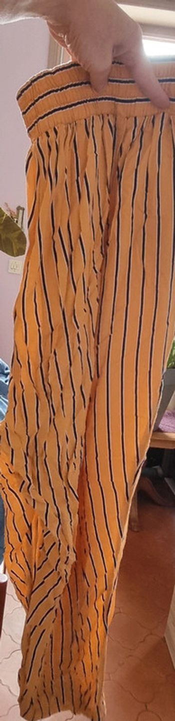 Pantalon neuf sans étiquette toile 3xl jaune marine