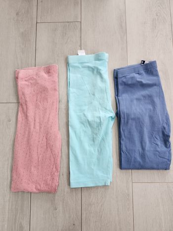Lot 3 leggings Okaidi 12 ans