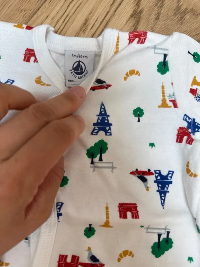 pyjama petit bateau taille 3 mois - photo numéro 2