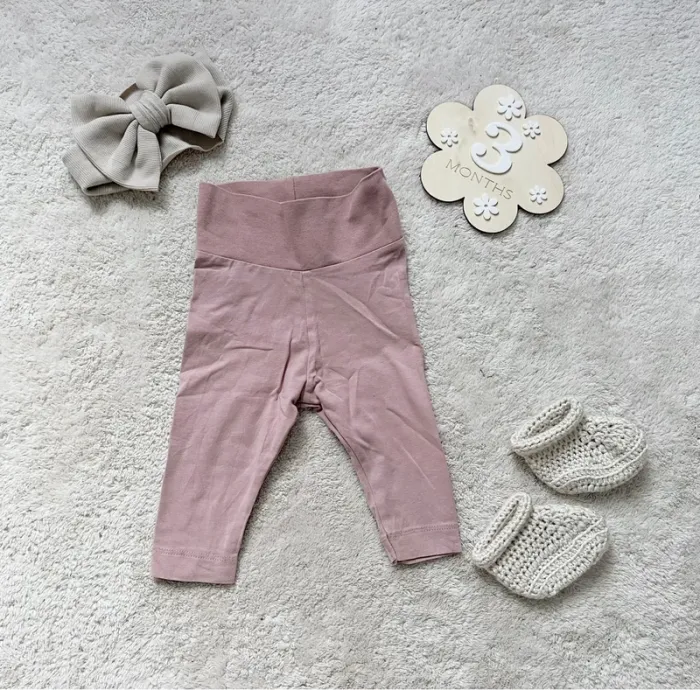 Legging rose 3 mois