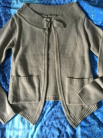 gilet marron beige taille M