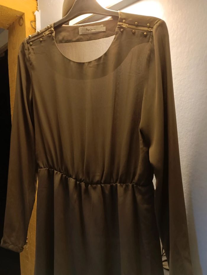 Robe kaki Pepe jeans - photo numéro 3