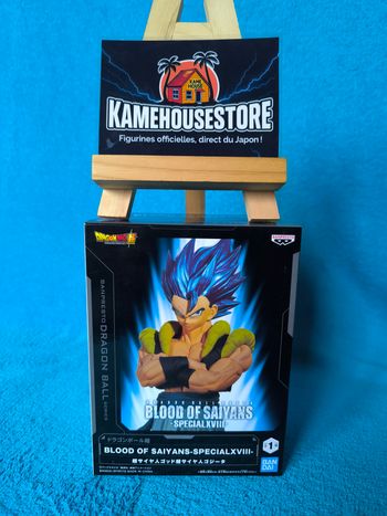 Figurine Gogeta Super Saiyan Blue – Dragon Ball Super – Blood of Saiyans Special XVIII – Officielle 