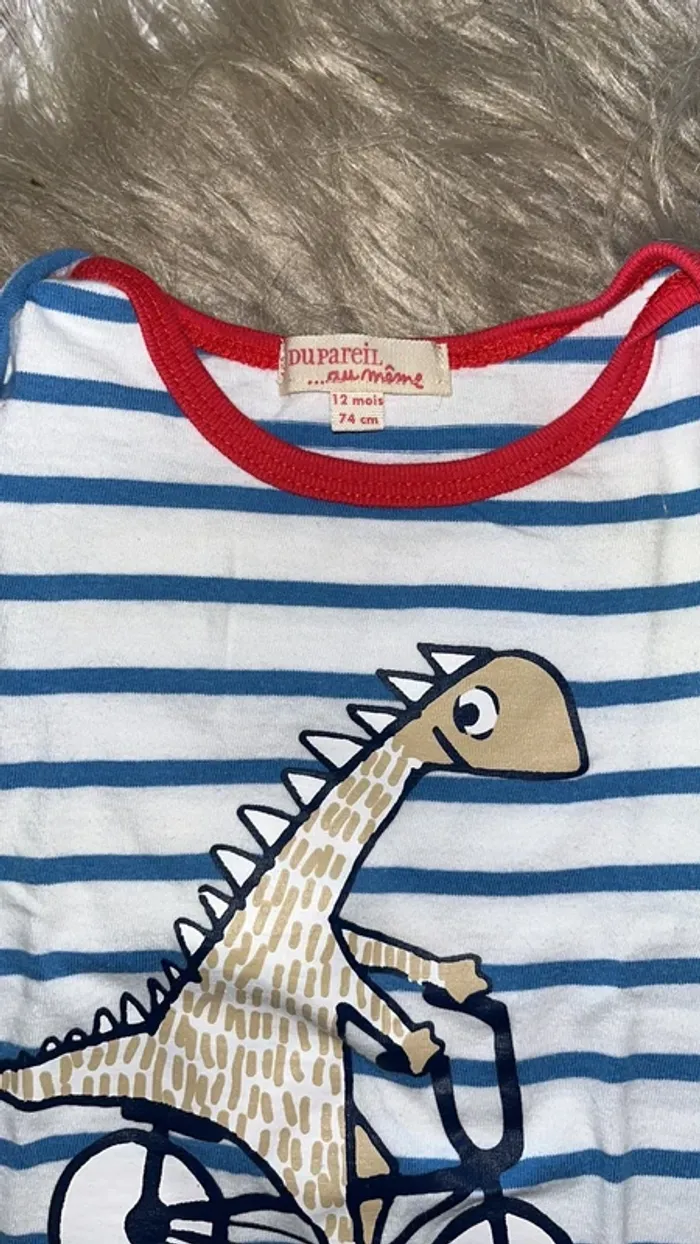 3 tee-shirts taille 12 mois - photo numéro 7