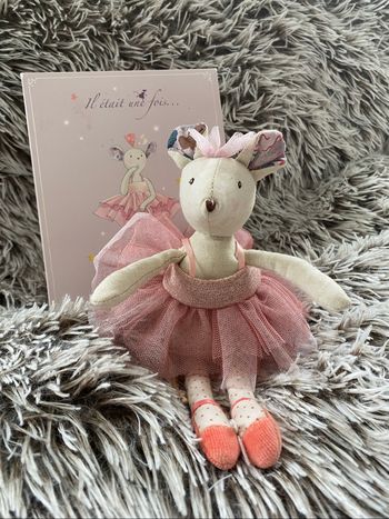 Doudou souris danseuse ballerine moulin roty