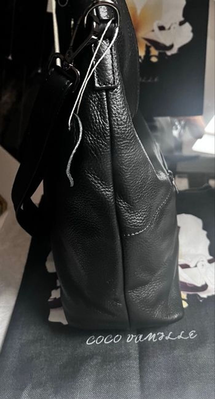 Sac créatrice Coco Vanille en cuir neuf 👜 - photo numéro 3