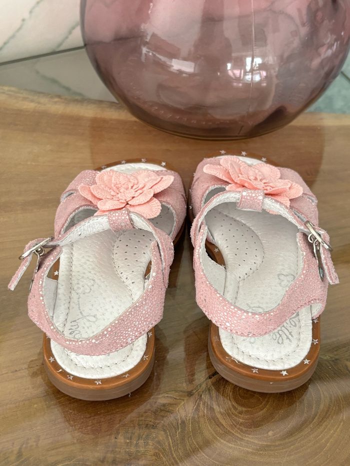 Sandales rose fleurs Little mary - photo numéro 3
