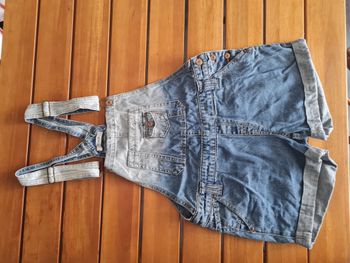 Salopette jeans short