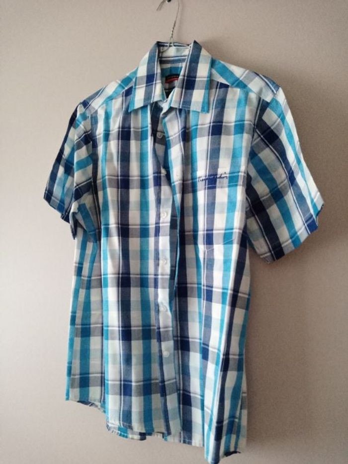 Chemise homme à carreaux