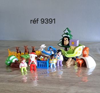 Playmobil 123 calendrier avent. (Le père Noël animaux de la forêt