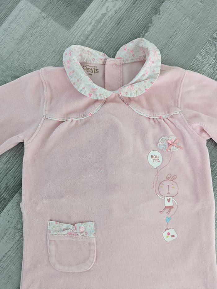 Pyjama chaud hiver rose La Compagnie des Petits 18 mois
Doux type velours
Bon état - photo numéro 2