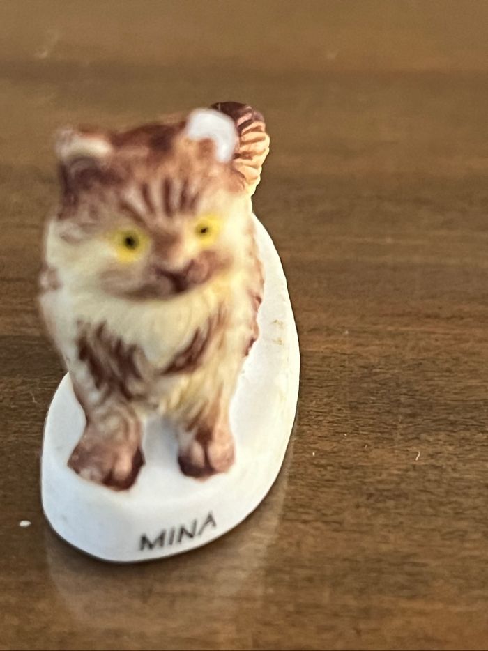 Fève chat marron Mina Alcara - photo numéro 2