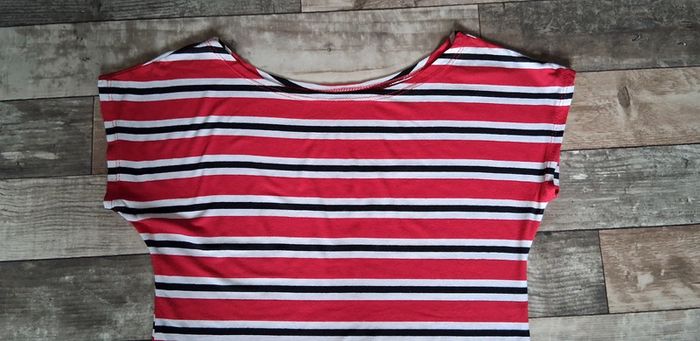 Tee-shirt femme à rayures Taille 40 - photo numéro 3