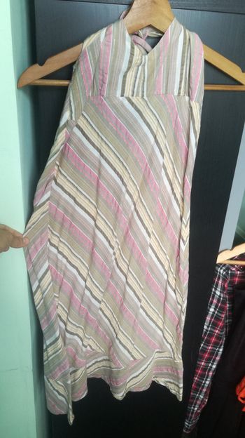 Robe d'été rayé