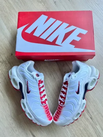 Nike Air Max Plus White Navy University Red 38