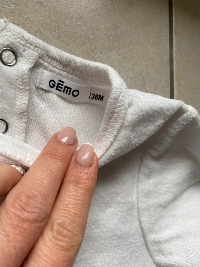 Pyjama velours 2 pièces Gemo 36 mois - photo numéro 4