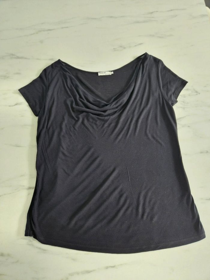 Sissy-boy blouse noir col tombant taille L - photo numéro 6