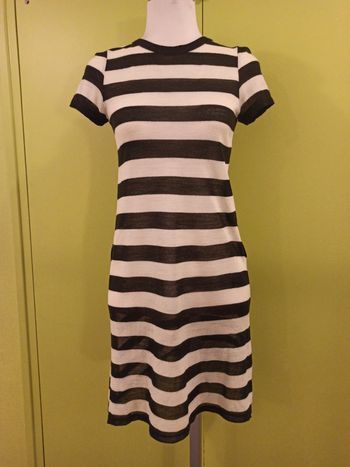 Elegant robe pulls, rayées stile marin, jolies dos