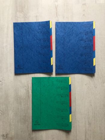 1 trieur cartonné 7 onglets Exacompta 24X 32 NEUF