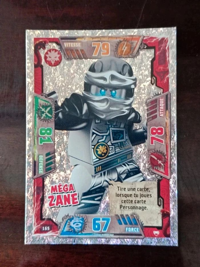 Lot 4 cartes Ninjago Zane - photo numéro 2