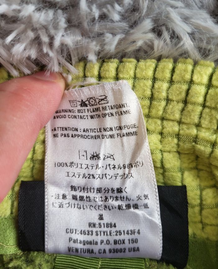 💚✨ Patagonia R2 Fleece Jacket – Vintage – Vert Chartreuse ✨💚 - photo numéro 6
